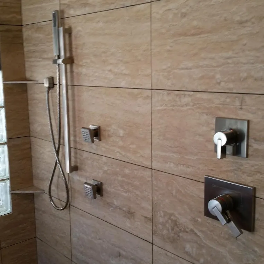 Shower fixture installation for Water Heater Installation in Granville